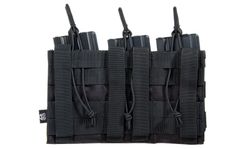 Portacargador Triple M4 Negro Delta Tactics