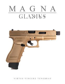 Pistola Co2 Blow Back Gladius Magna Iii Tan Secutor