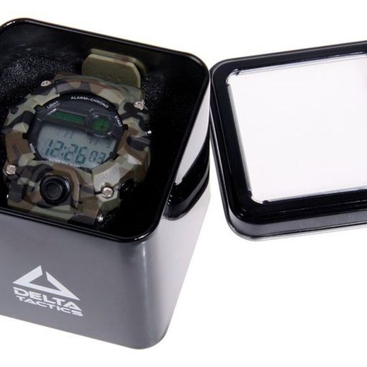 Reloj Táctico Analógico y Digital Camu Delta Tactics