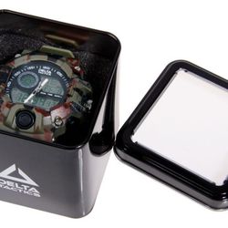 Reloj Táctico Analógico y Digital Camuflaje Delta Tactics