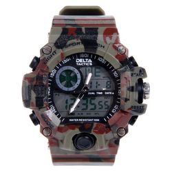 Reloj Táctico Analógico y Digital Camuflaje Delta Tactics