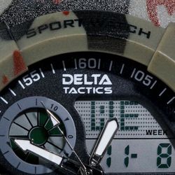 Reloj Táctico Analógico y Digital Camuflaje Delta Tactics
