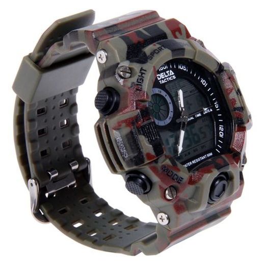 Reloj Táctico Analógico y Digital Camuflaje Delta Tactics