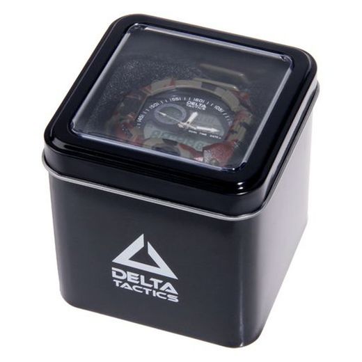 Reloj Táctico Analógico y Digital Camuflaje Delta Tactics