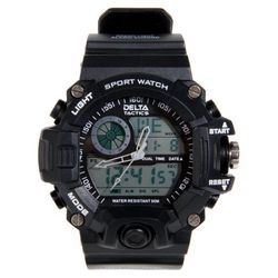 Reloj Táctico Analógico y Digital Negro Delta Tactics