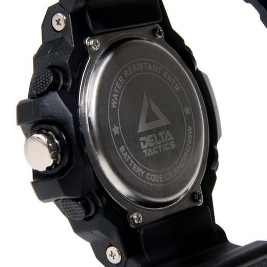 Reloj Táctico Analógico y Digital Negro Delta Tactics