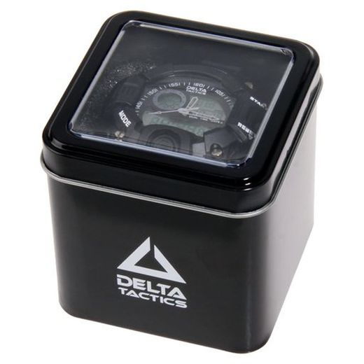 Reloj Táctico Analógico y Digital Negro Delta Tactics