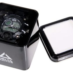 Reloj Táctico Analógico y Digital Negro Delta Tactics