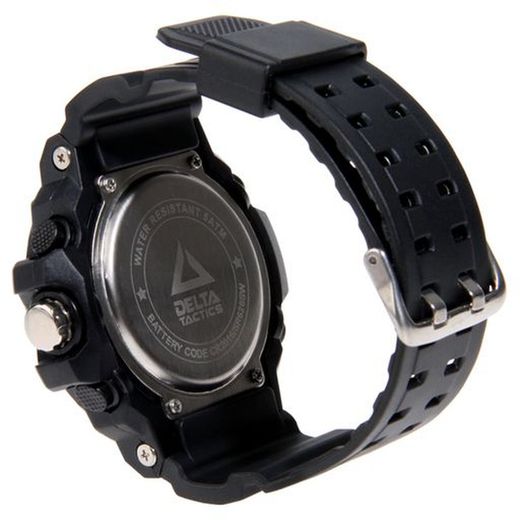 Reloj Táctico Analógico y Digital Negro Delta Tactics