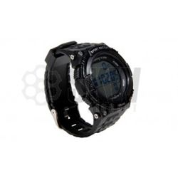 Reloj Táctico Con Podómetro Negro Delta Tactics