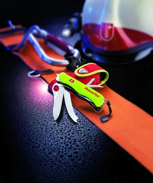Rescue Tool Fluorescente Con Funda Victorinox