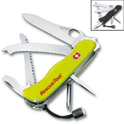 Rescue Tool Fluorescente Con Funda Victorinox
