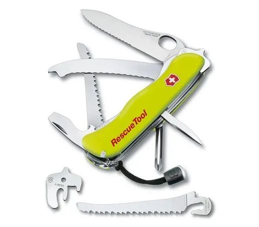Rescue Tool Fluorescente Con Funda Victorinox