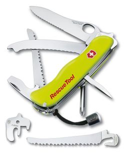 Rescue Tool Fluorescente Con Funda Victorinox
