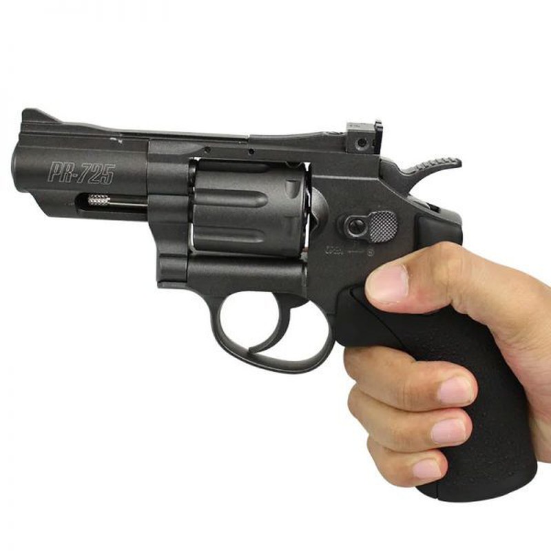 Pack-1 Revolver GAMO PR-725 + 5 C02 + Funda Gamo