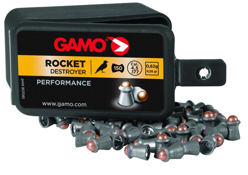 Balines Gamo Rocket 5.5mm(.22) 100pcs. 789710 municion aire comprimido —  Coronel Airsoft - Tienda de airsoft, equipamiento, cuchillería y  supervivencia