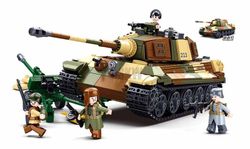 Wwii Tanque King Tiger 2En1 Bat Budapest
